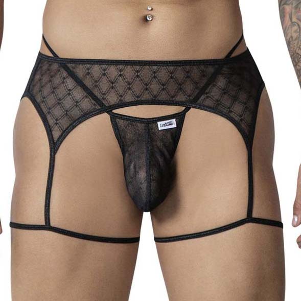 Thong Candyman Geometric Mesh 99898