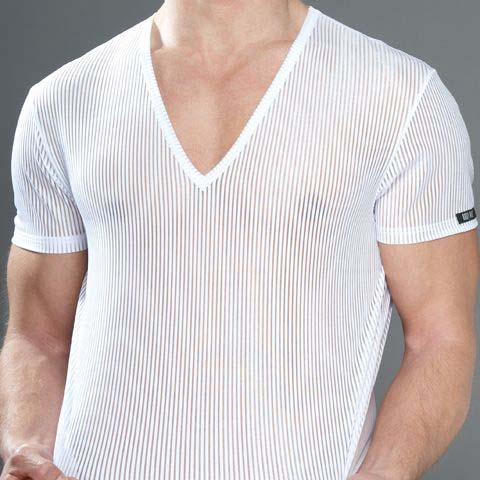 Rhea T-Shirt Col-V Body Art 504087
